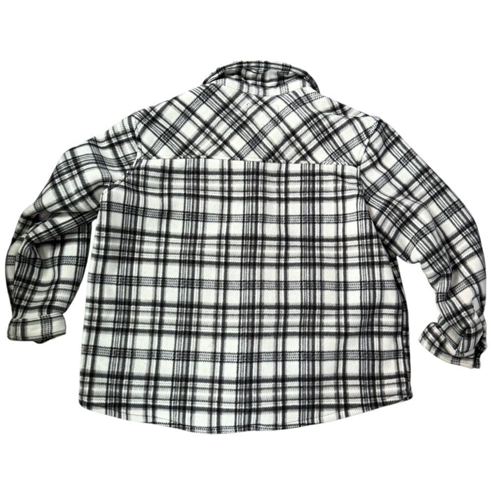 SAGE Sage Long Sleeve Plaid Super Plush Sherpa Lined Fleece Shirt Jacket XXL 2X - Picture 10 of 14